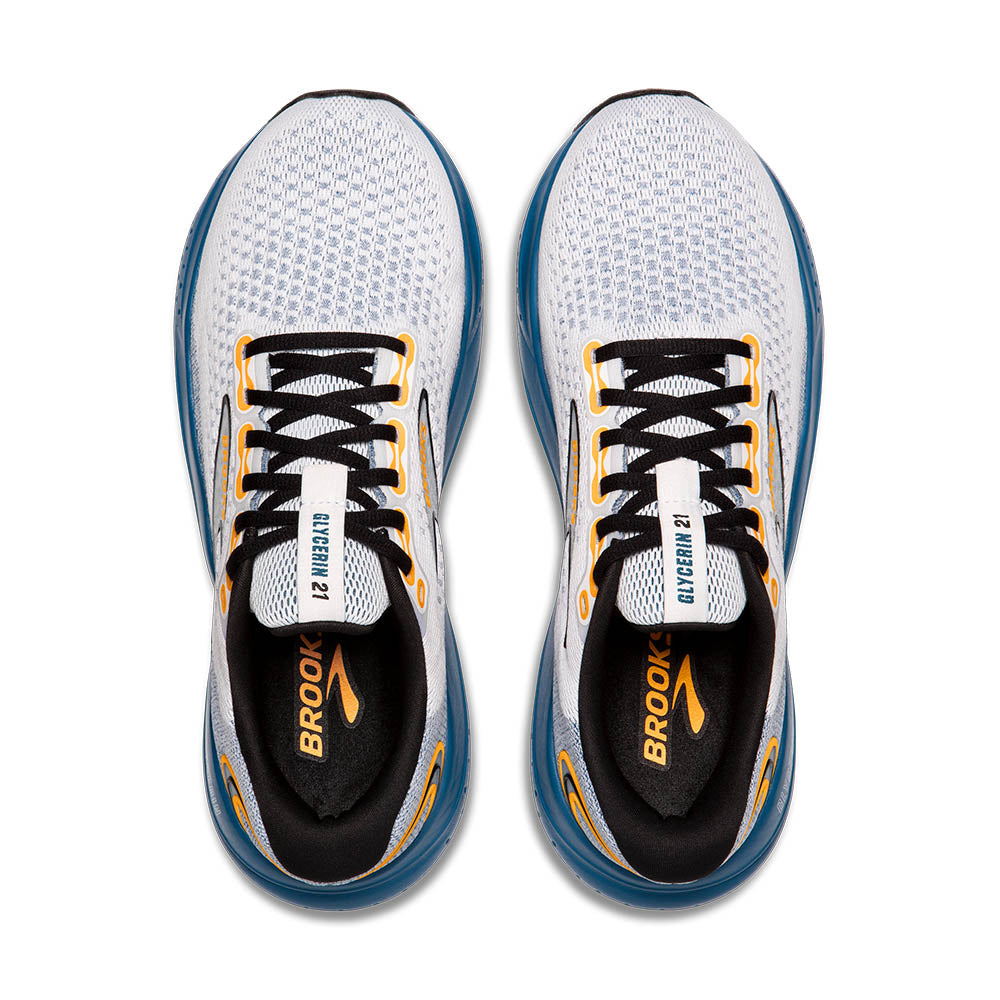 This Brooks Glycerin has a few bright yellow pops on the upper