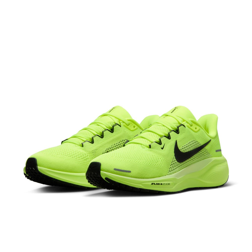 This women's Nike Pegasus 41 was their marketed colorway in the Volt color they made famous