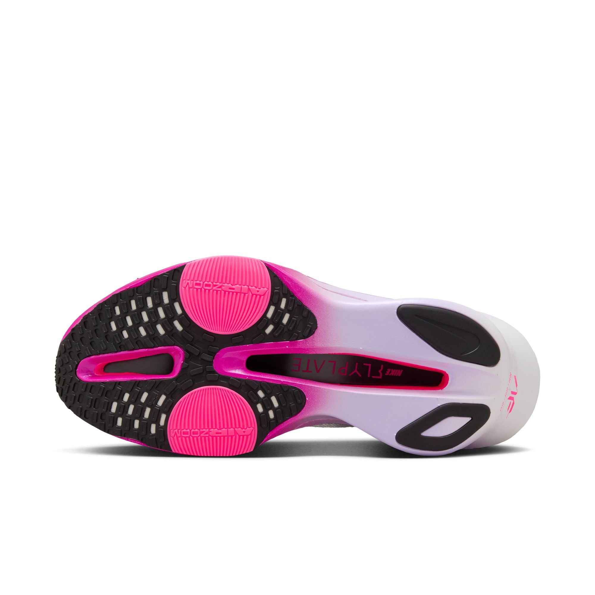 The outsole of this Women's Alpha Fly has pretty colors