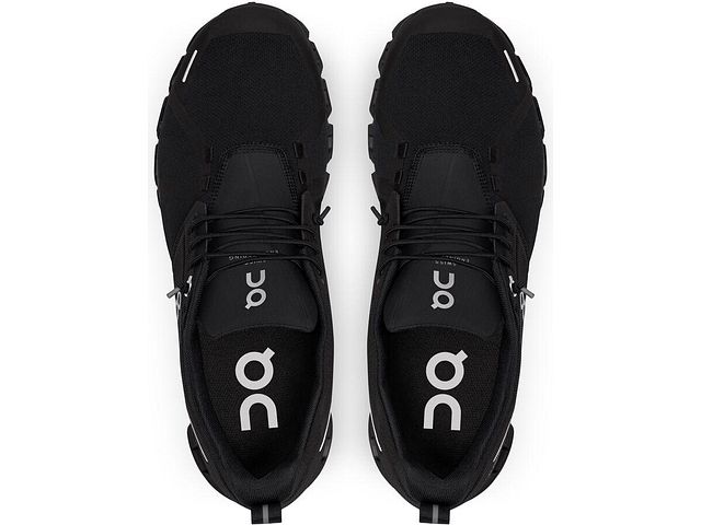 Top view of the Men's ON Cloud 5 Waterproof in All Black